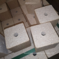 compressed Wooden chip blocks for making pallet foot